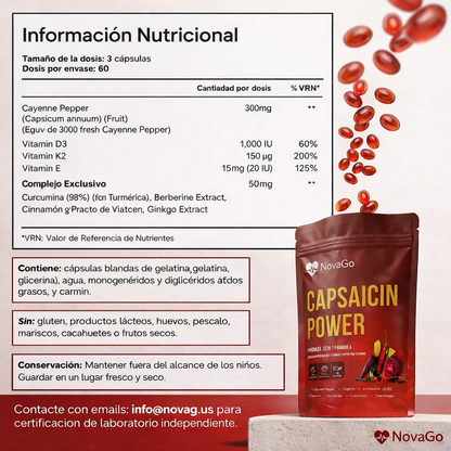 Capsula de pimienta de cayena